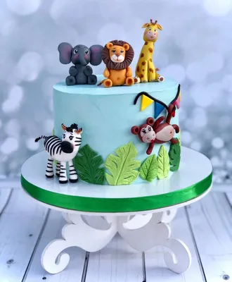 Торт с животными фотографии