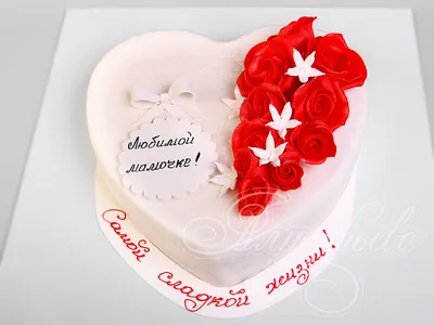 Фоновое изображение торта сердце для декора