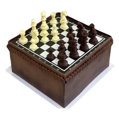 Торт Шахматы 908 – Мастерская Ольги Лакомки | Торты на заказ | Сладкий стол