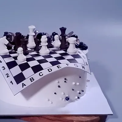 Торт шахматы фото фотографии