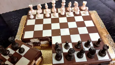 Торт шахматы 01042118 стоимостью 10 850 рублей - торты на заказ  ПРЕМИУМ-класса от КП «Алтуфьево»