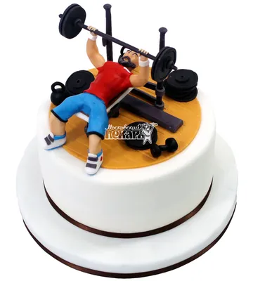 Фото торта спортсмену с отличным оформлением