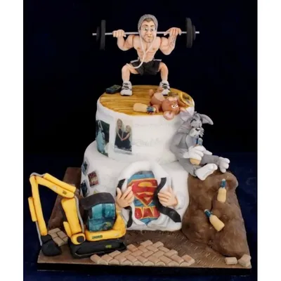 Торт спортсмену - фото для фона на сайт