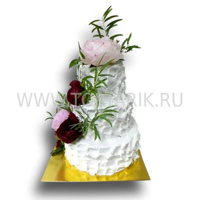 Простой свадебный торт - 69 фото