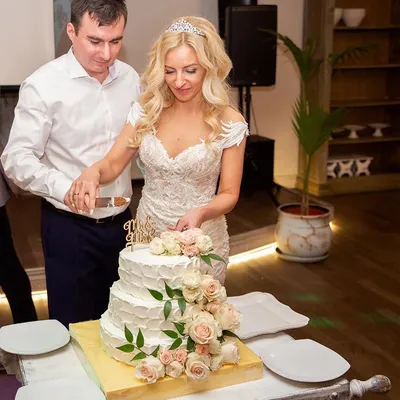 Фото торта свадебного без мастики для загрузки