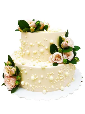 Свадебный торт с цветами из мастики купить в официальном магазине  Север-Метрополь. СПб