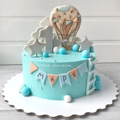 Фотография тематического торта для дня рождения - png