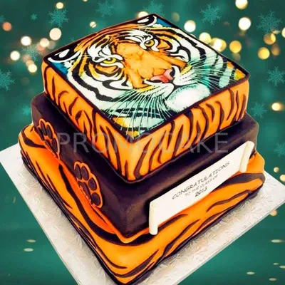 Торт тигр — купить по цене 900 руб/кг | Интернет магазин Promocake Москва