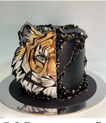 Торт \"Тигр\" №1198 по цене: 2200.00 руб в Москве | Lv-Cake.ru