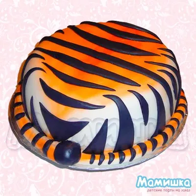 Торт Тигры 26011518 стоимостью 5 350 рублей - торты на заказ ПРЕМИУМ-класса  от КП «Алтуфьево»