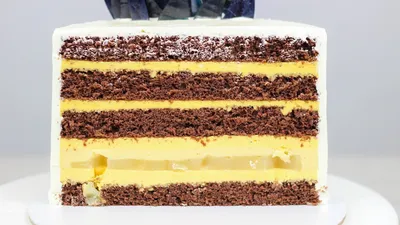 Интересное изображение торта в разрезе (png)