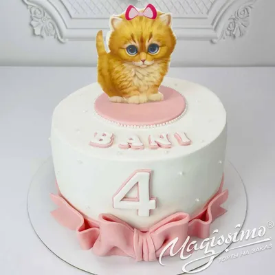 Торт кошка (35) - купить на заказ с фото в Москве