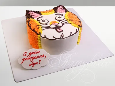 Торт в виде Кошки №6 | Заказать торт недорого в кондитерской Wow-tort