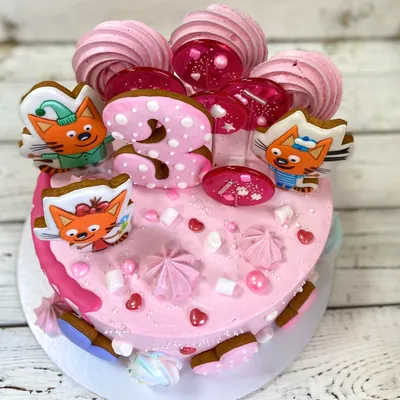Детский торт Кошки-мышки ДТ21 на заказ в Киеве ❤ Кондитерская Mr. Sweet
