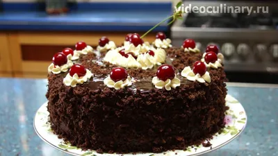 Торт вишня в шоколаде. С днем рождения Cookpad! - рецепт автора алена
