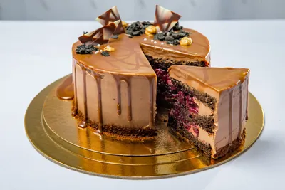 Торт вишня 🍒 в шоколаде рецепт
