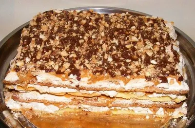 Лакомство для сладкоежек: торт сникерс