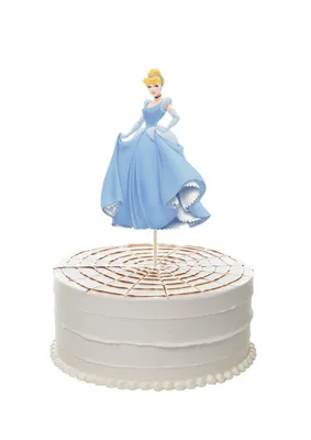 Торт Принцесса Золушка 18097121 девочкам на день рождения одноярусный с  мастикой - торты на заказ ПРЕМИУМ-класса от КП «Алтуфьево»
