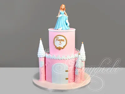 Детский торт \"Принцесса золушка\" 1800 руб/кг + фигурки 2000руб – купить торт  на заказ в Москве