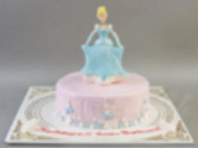 PrinTort Вафельная картинка на торт девочке Золушка Принцесса