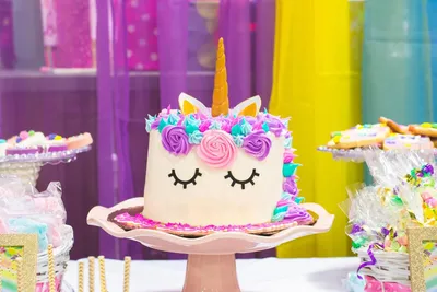 Торт на детский день рождения, мини-бомбочка