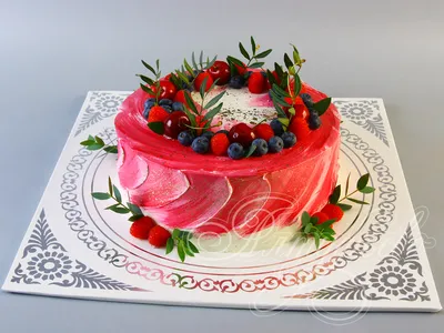 Домашний торт на день рождения. Кондитерская Sweet Visors