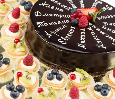 Шоколадный торт на выпускной с тарталетками: фото, цены, отзывы, заказать с  доставкой в Санкт-Петербурге Торты на выпускной