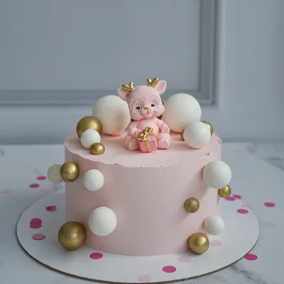 Торт “На День рождения ребёнка” Арт. 01125 | Торты на заказ в Новосибирске  \"ElCremo\"