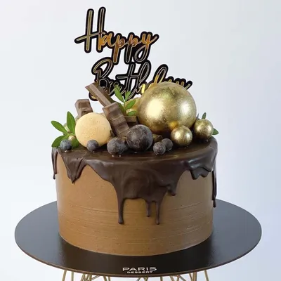 Торт с изображением музыкального инструмента для мужчин на день рождения