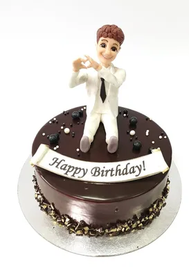 Торт с изображением животного для мужчин на день рождения