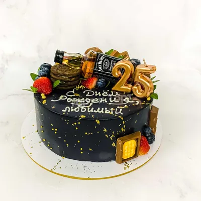 Оригинальный торт для мужчин на день рождения