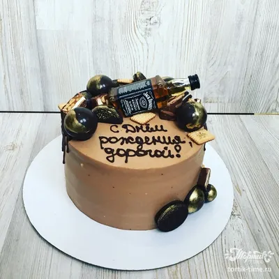 Торт с изображением техники для мужчин на день рождения