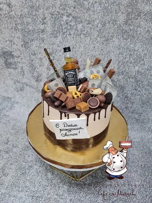 Шутливые десерты на день рождения мужчине