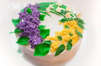 Идеальные торты на Международный женский день с кремовым декором