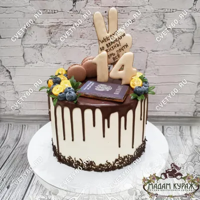 Торт на свадьбу нежный - Cake in Flowers