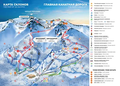 Трассы на курорте Роза Хутор. Обзор всех трасс Роза Хутор
