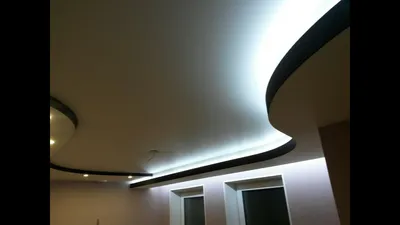 Трёхуровневый потолок из ГКЛ с световым карманом. (весь процесс) - YouTube