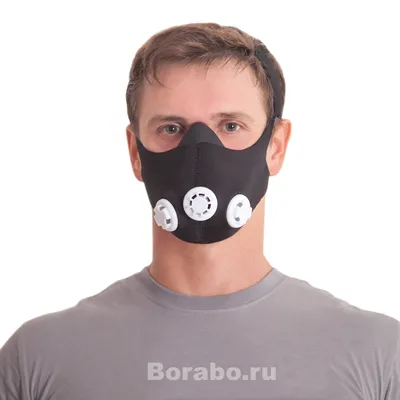 Тренировочная маска для бега спорта Phantom Training Mask размер L - купить  с доставкой по выгодным ценам в интернет-магазине OZON (387247862)