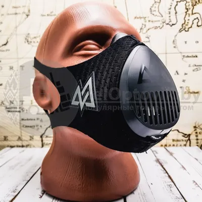 Тренировочная маска phantom training mask Размер M - купить с доставкой по  выгодным ценам в интернет-магазине OZON (1289542556)