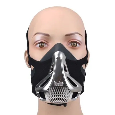 ᐉ Маска тренировочная Training Mask PHANTOM SP-Sport DH-6042 S Черный  (NA000882)