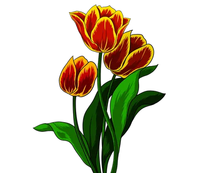 Картина \"Три тюльпана\", рисунок коричневый в интернет-магазине Ярмарка  Мастеров по цене 2500 ₽ – 631UVBY | Картины, Москва - доставка по России