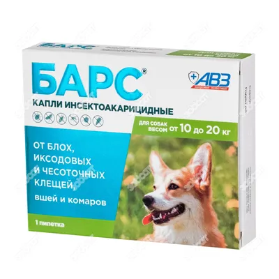 БАРС капли для собак, 4 пипетки по 0,67 мл. (Годен до 22.04.2024 г.) – по  Цене 285 ₽ – Купить с доставкой в Новосибирске в интернет-зоомагазине ЗООСАТ