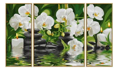 LanArt Decor. : Триптих \"Весенние цветы\"