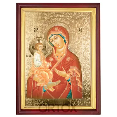 Икона Троеручица, икона Божией Матери, 14x18 см, арт. 25230 - купить по  цене 6 590 руб. ◈ Интернет-магазин Святцы, SVYATSY-SHOP.RU, Москва.