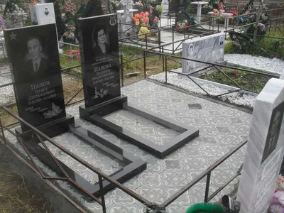 Укладка тротуарной плитки на могиле в Оренбурге | Студия «Ника»