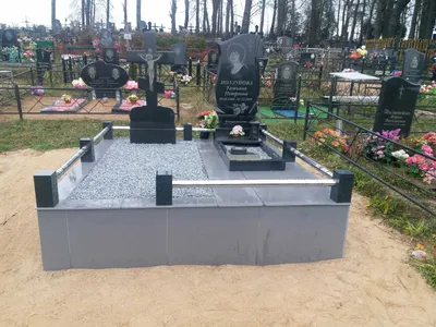 Тротуарная плитка на могилу с укладкой на любом кладбище в границах МО.