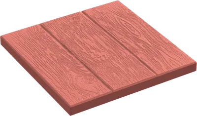 Плитка тротуарная «Три доски», 300x300x30 мм цвет коричневый по цене 90  ₽/шт. купить в Саранске в интернет-магазине Леруа Мерлен