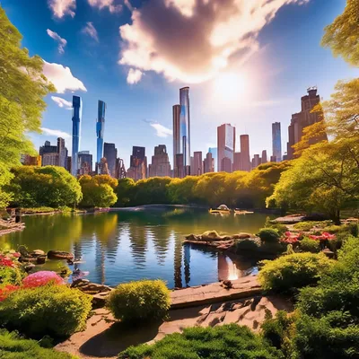 Центральный парк г. Нью-Йорк | Ландшафтный дизайн садов и парков