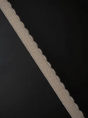 Резинка бельевая отделочная цвет серебристый пион ( 168 ) ширина 8 мм Лаума  купить по выгодной цене с доставкой по Краснодару и России
