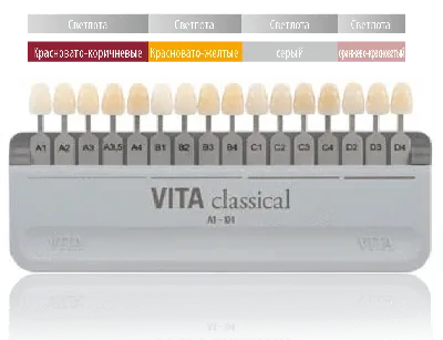 Полный порядок. Брекеты в С-Петербурге - Отбеливание зубов - все секреты и  тонкости. Часть 3. Шкала Вита: как работает \"зубная палитра\"? Всем  известный факт, что природный оттенок зубов человека не белый, а